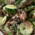 MULA's cooksnap of when they made 備蓄食材で簡単サバ缶ときゅうりのマヨ和え.