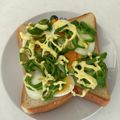 クックせっちゃん☆'s cooksnap of when they made ピーマンと卵のトースト.
