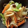 TYSK's cooksnap of when they made しらたきの五目炒め.