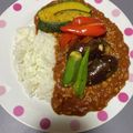 sayumi☆'s cooksnap of when they made 夏野菜とひき肉の彩り☆トマトカレー.
