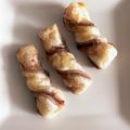 。かのこ。's cooksnap of when they made 冷凍パイシート★餡子ねじりスティックパイ.