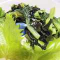 みっくママ's cooksnap of when they made ほうれん草とワカメのお浸し.