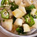 ふぁんころ's cooksnap of when they made 山芋とオクラ(身内専用).