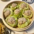 クックCKR45D☆'s cooksnap of when they made 簡単☆キャベツ焼売★蒸籠もレンジも6分.