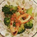 なめこおろし's cooksnap of when they made 鶏むね肉と冷凍ブロッコリーのゴマ和え.