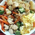 クックMKR96V☆'s cooksnap of when they made 【学生】長いもとオクラの星空丼.