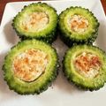 なーなちゃん's cooksnap of when they made 簡単！夏メニュー！ゴーヤの肉詰め.