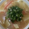 かおり♡♡♡'s cooksnap of when they made 超簡単！カニ(カマ)豆腐スープ♪.