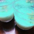 まーちゃん310's cooksnap of when they made 七夕に！ミルクプリン♡サイダーゼリーのせ.