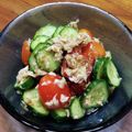 YCHキッチン's cooksnap of when they made プチトマトときゅうりとツナの麺つゆサラダ.