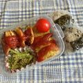 クック49L4Ho☆'s cooksnap of when they made 鮭と魚肉ソーセージオムレツ弁当.