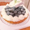 yayorita's cooksnap of when they made ベリーベリーレアチーズタルト.