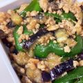 ぷんしゅ's cooksnap of when they made ナスとピーマンと鶏ミンチの甘辛生姜炒め.