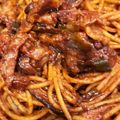 yuktab's cooksnap of when they made コクうまぁ☆ねぎ豚味噌パスタ.