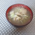 スタイリッシュママ's cooksnap of when they made ごま風味☆舞茸とキャベツのお味噌汁☆.