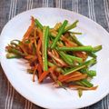 ペキのリリー's cooksnap of when they made 本当に美味しいセロリのきんぴら～♪.