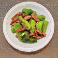 コムギ大好き's cooksnap of when they made 【ししとうとベーコンのガーリックソテー】.