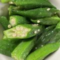 はちみつココア's cooksnap of when they made 驚く美味しさ！やみつき＊丸ごと塩オクラ.