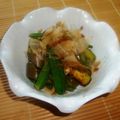 mmameco's cooksnap of when they made 【夏野菜】オクラと茄子の昆布茶炒め.