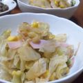 ユーロン's cooksnap of when they made ⋆キャベツとハムのエスニックサラダ⋆.