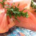 ユーロン's cooksnap of when they made 冷製ﾄﾏﾄの大葉のせ.