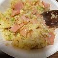 mari5656's cooksnap of when they made 300人☆焦がし醤油にんにくチャーハン.