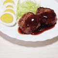 ぱふ's cooksnap of when they made ふわふわジューシーハンバーグ★.