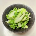 azbjbn's cooksnap of when they made セロリの葉のわさび漬け.