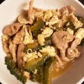 クック4S1NRW☆'s cooksnap of when they made 牛肉とゴーヤの炒め物.