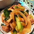 マカロニグリとぐら's cooksnap of when they made ちんげん菜が100倍美味しい豚肉炒め.