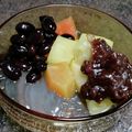 cyobindish's cooksnap of when they made ところてんでシュワとあんみつ.