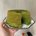 あきこのむすめ！'s cooksnap of when they made 濃い抹茶シフォンケーキ 　15cm.