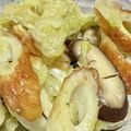 9689sora's cooksnap of when they made お弁当に！冷凍キャベツと竹輪カレー味.