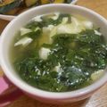 ＊みぃた1221＊'s cooksnap of when they made 栄養満点♪モロヘイヤの中華風スープ.