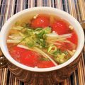 あーこ姐's cooksnap of when they made 美肌！疲労回復！　オクラとトマトの味噌汁.