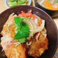 たけうちーの's cooksnap of when they made 仙台麩の卵とじ丼.