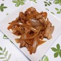 ジョングレ's cooksnap of when they made 豚肉と玉ねぎ炒め　昆布つゆと鰹節.