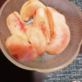 けいたん☆ママ's cooksnap of when they made おもしろい♪桃の切り方☆簡単８切れ.