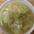 かおり♡♡♡'s cooksnap of when they made キャベツとたまごの中華スープ.