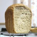 mmameco's cooksnap of when they made はったい粉食パン（ホームベーカリーで）.