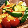ひぃたろぉ～♪'s cooksnap of when they made 叩きキュウリと豆腐のユッケだれ✿.