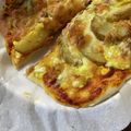 らん蘭's cooksnap of when they made ポテトのバター醤油＆マヨタマ♡ピザ.