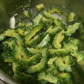 ﾌﾞﾚﾝﾀﾞ's cooksnap of when they made ゴーヤの切り方.