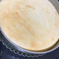 鶏肉長's cooksnap of when they made 卵白消費の柔らかスフレチーズケーキ.