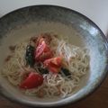 みるく茶's cooksnap of when they made 10分で出来る♪ツナとトマトの冷製素麺♪.