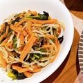 mirising's cooksnap of when they made 給食人気メニュー♡簡単！もやし＆小松菜で磯香和え　.