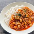 ぴょっきち☆'s cooksnap of when they made トマトジュースで☆ポークビーンズごはん.