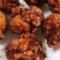 みき☆ハチ's cooksnap of when they made 豚こま肉で子供が喜ぶ簡単唐揚げ.