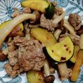 sawa＊sawa's cooksnap of when they made 簡単☆ズッキーニと豚バラのポン酢炒め.