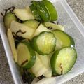 かめきちにゃんこ先生's cooksnap of when they made 超簡単！白菜の芯で！柚子と塩昆布浅漬け.